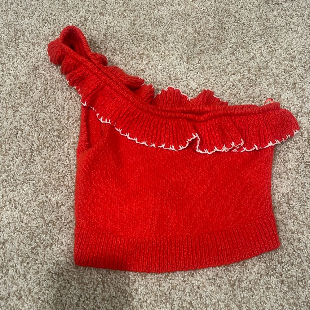 Urban outfitters sweater tank red size XS new without tags
